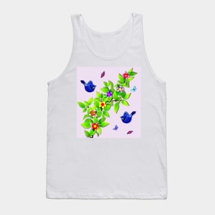 Blue Bird. Australian Bird Species Tank Top